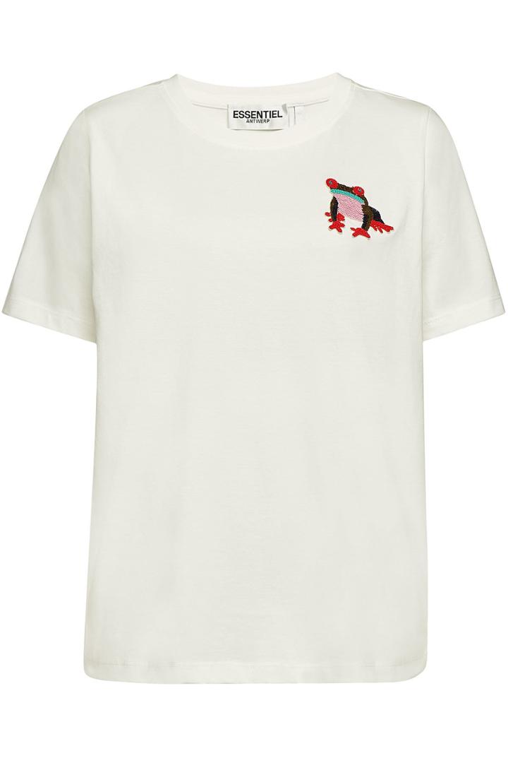Essentiel Antwerp Essentiel Antwerp Cotton T-shirt With Sequins