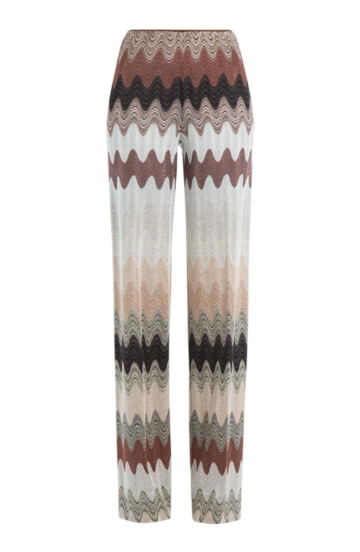Missoni Wide Leg Crochet Knit Pants