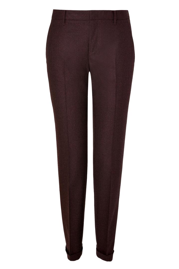 Jil Sander Jil Sander Stretch Wool Pepino Pants - Mauve