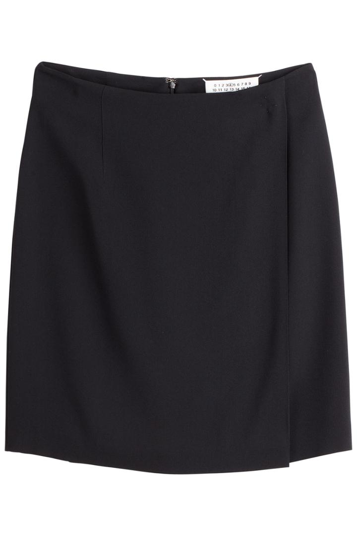 Maison Margiela Maison Margiela Cady Twill Skirt - Black