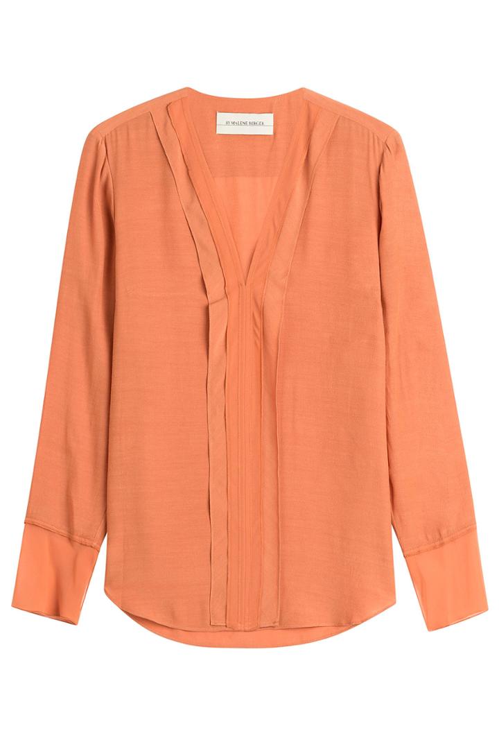By Malene Birger By Malene Birger V-neck Blouse - Brown