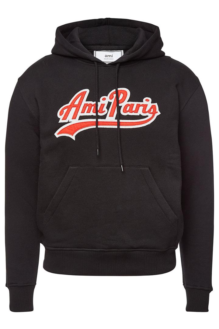Ami Ami Cotton Hoody With Patch