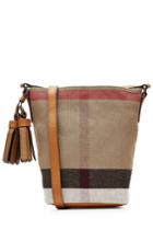 Burberry Shoes & Accessories Burberry Shoes & Accessories Printed Canvas Bucket Bag - Brown