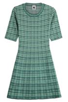 M Missoni M Missoni Plaid Knit Dress - Green