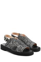 Carven Carven Glittered Leather Sandals