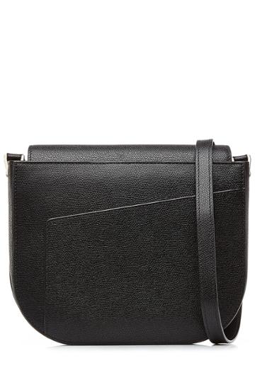 Valextra Spa Valextra Spa Twist 5 Leather Shoulder Bag - Black