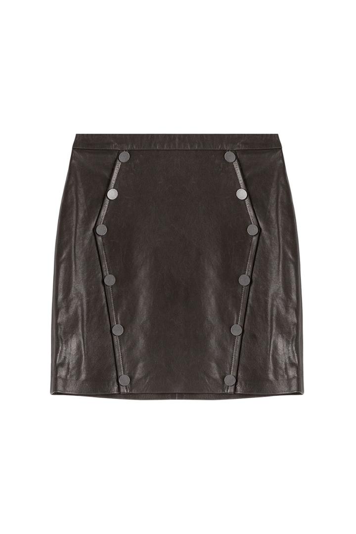 The Kooples The Kooples Leather Skirt - Black