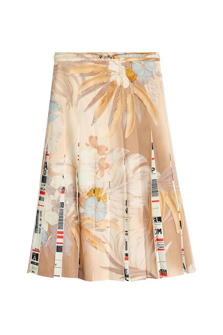 Maison Margiela Maison Margiela Printed Wool Skirt