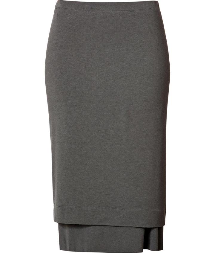 Donna Karan Jersey Layered Pencil Skirt