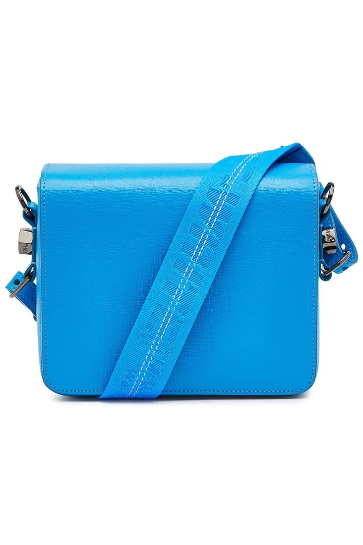 Off-white Off-white Plain Flap Leather Shoulder Bag