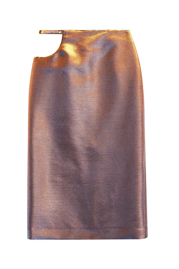 Maison Margiela Maison Margiela Midi Skirt With Cut-out