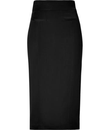 Lwren Scott Black High Waisted Pencil Skirt