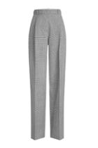 Victoria Beckham Victoria Beckham Printed Wool Wide-leg Pants