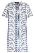 Vanessa Seward Vanessa Seward Printed Cotton Blend Dress - Blue