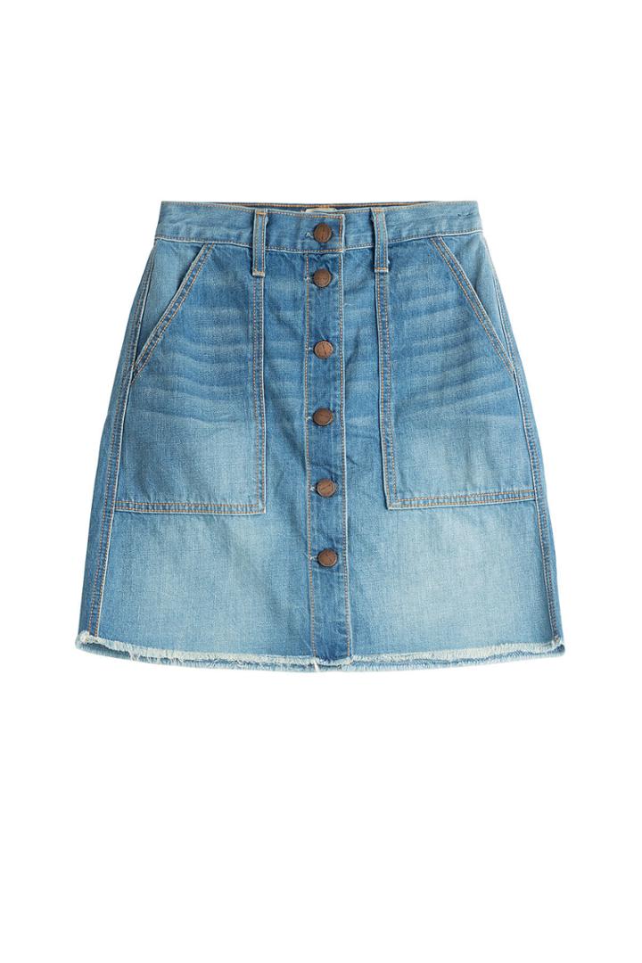 Current/elliott Current/elliott The Naval Jean Skirt