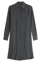 Mcq Alexander Mcqueen Mcq Alexander Mcqueen Shirt Dress With Wool - None