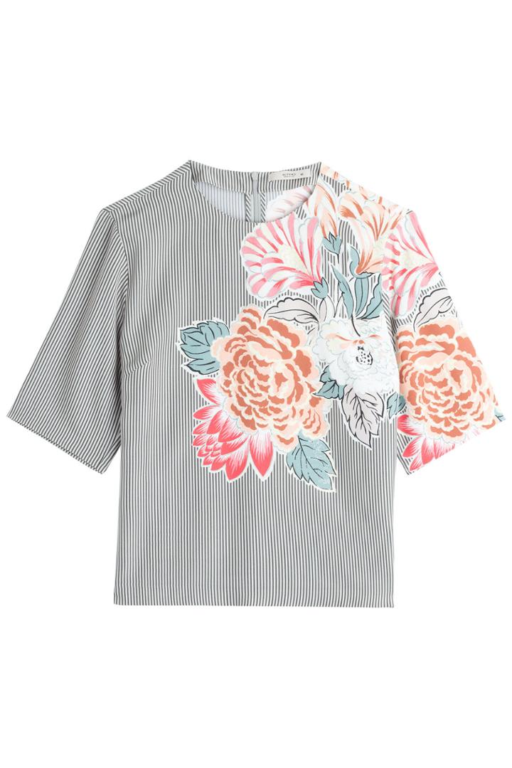 Etro Etro Printed Silk Top