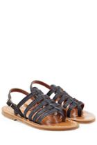 K.jacques K.jacques Leather Sandals - Black