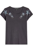 Marc Jacobs Marc Jacobs Embellished Cotton T-shirt