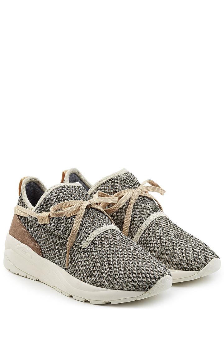 Casbia Casbia William Mesh Sneakers With Suede