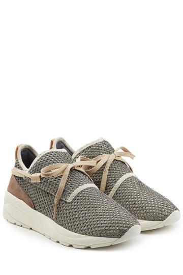 Casbia Casbia William Mesh Sneakers With Suede