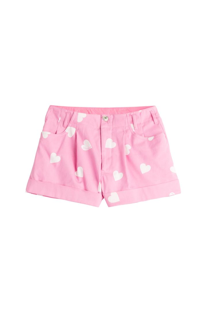 Moschino Moschino Printed Cotton Blend Shorts - Rose