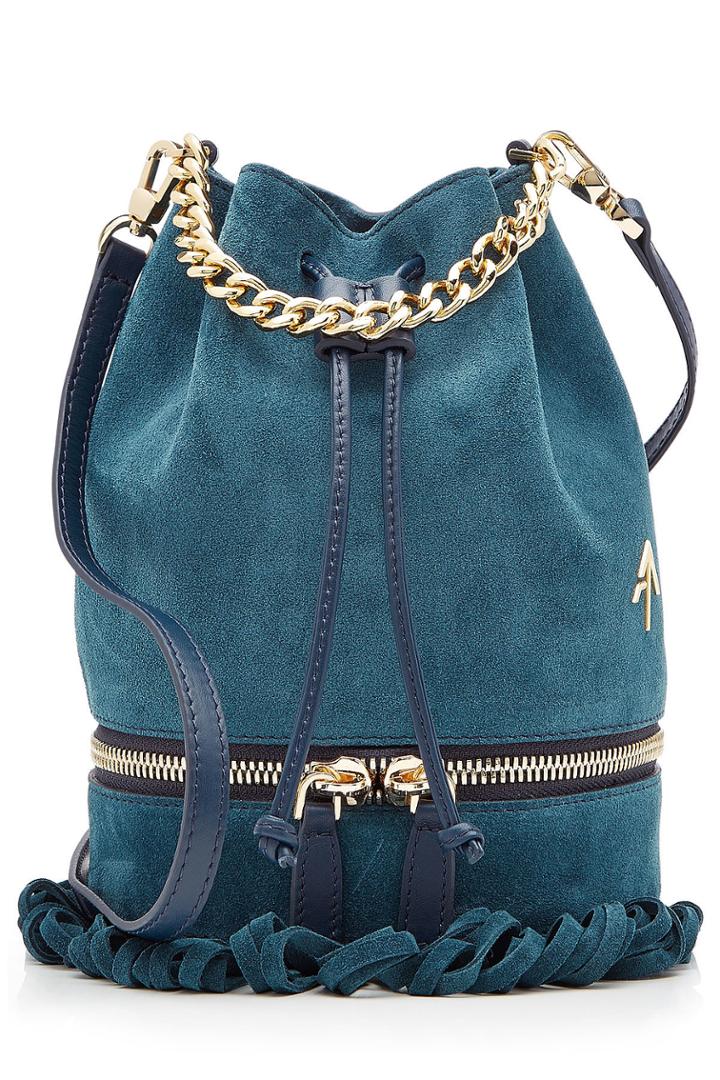 Manu Atelier Manu Atelier Zeal Suede Bucket Bag