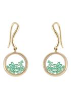 Aurélie Bidermann Fine Jewelry Aurélie Bidermann Fine Jewelry 18kt Yellow Gold Chivor Earrings With Emeralds