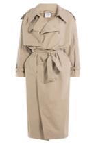 Vetements Vetements Oversize Cotton Trench Coat - Beige