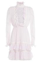 Giambattista Valli Giambattista Valli Silk Chiffon Dress With Embroidery - Pink