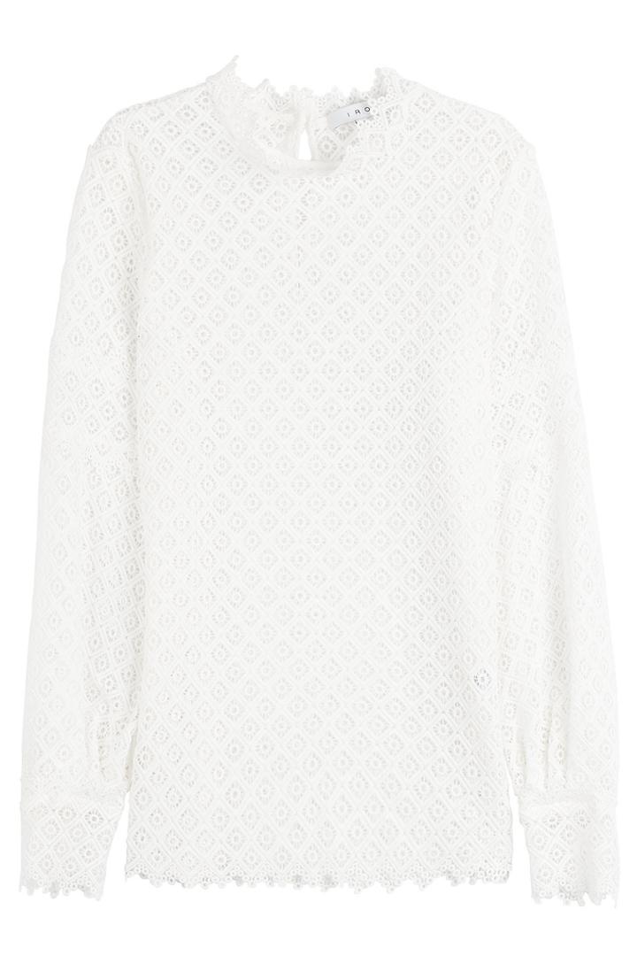 Iro Iro Crochet Lace Top - White