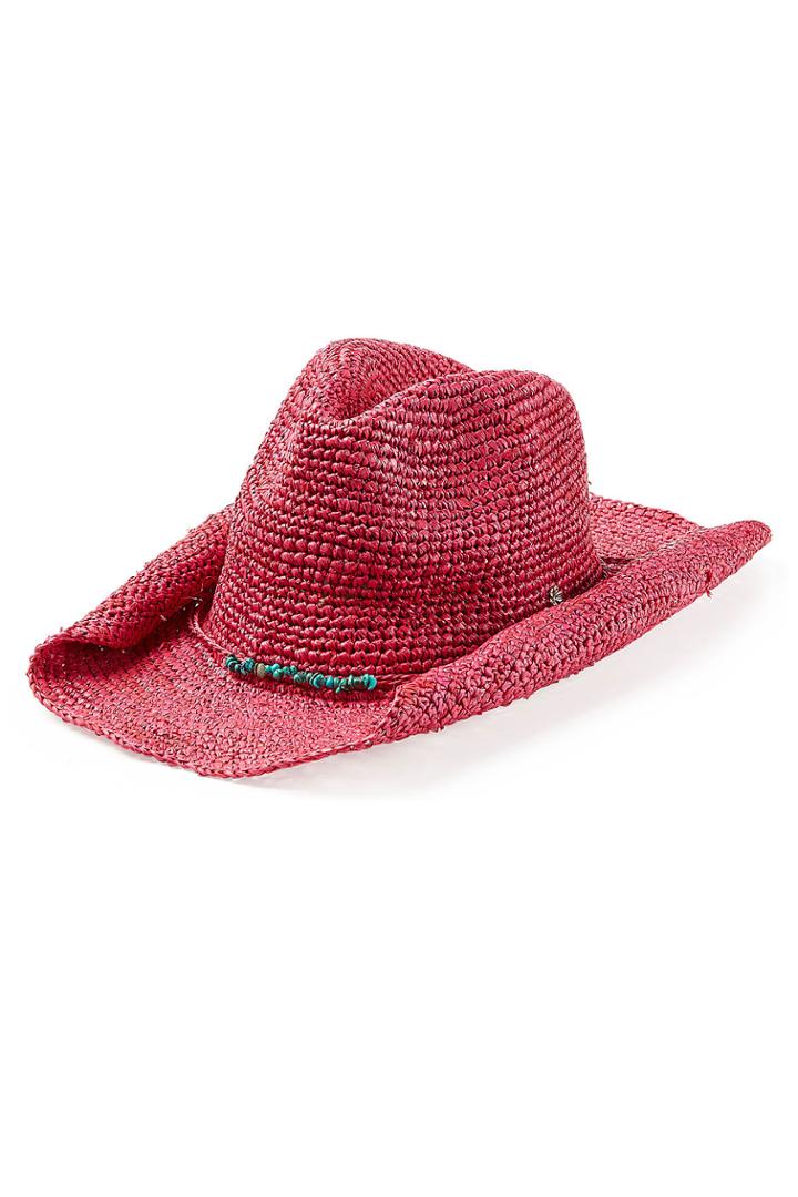 Florabella Florabella Raffia Hat - Pink