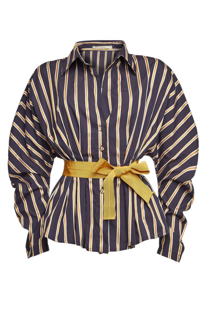 Silvia Tcherassi Silvia Tcherassi Fabrizia Striped Cotton Blouse