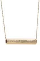 Ileana Makri 18-karat Gold Pipe Necklace With Diamonds