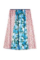 Marni Marni Printed Skirt With Silk