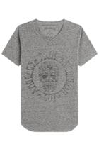 True Religion True Religion Printed Cotton Blend T-shirt - Grey