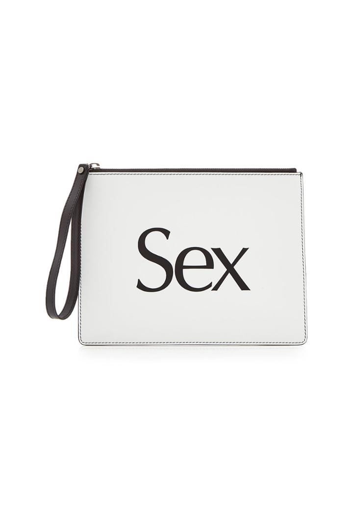 Christopher Kane Christopher Kane Sex Leather Clutch