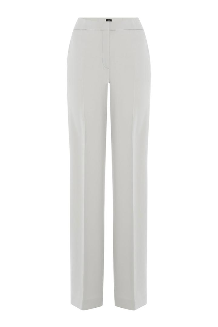 Joseph Joseph Wide Leg Crepe Pants - Silver