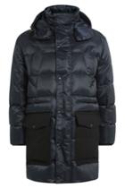 Ami Alexandre Mattiussi Ami Alexandre Mattiussi Quilted Parka With Hood - Blue