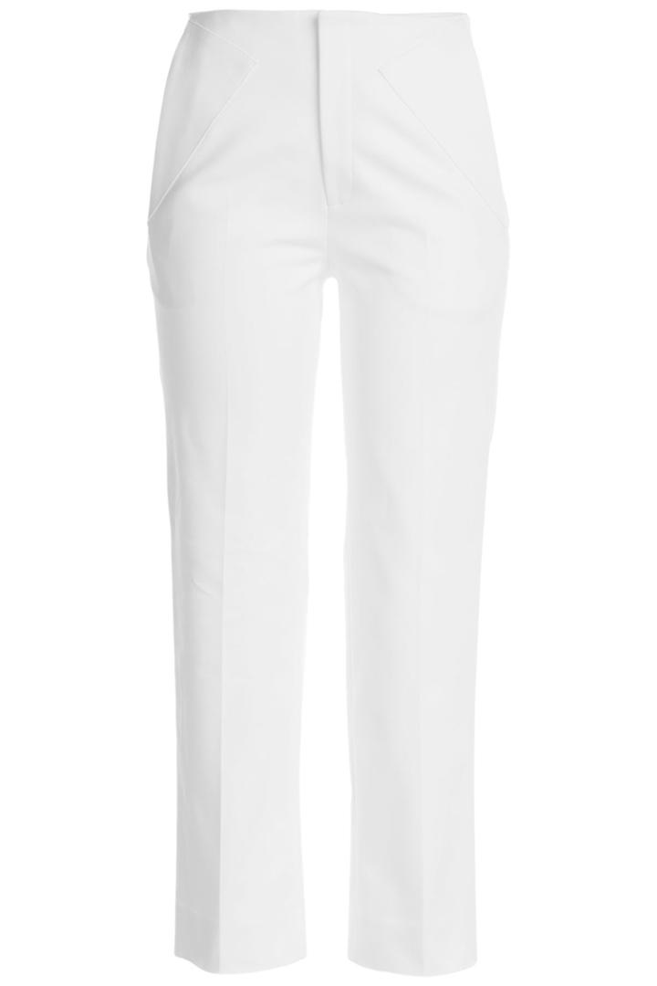Roland Mouret Roland Mouret Mimosa Stretch-cotton Pants - White