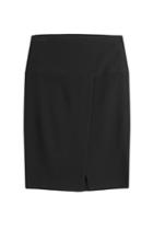 Paule Ka Paule Ka Skirt With Slit - Black