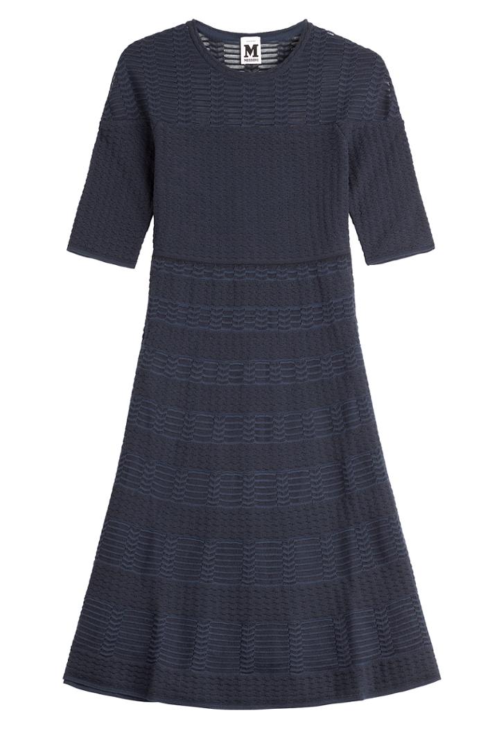 M Missoni M Missoni Knitted Dress - Blue
