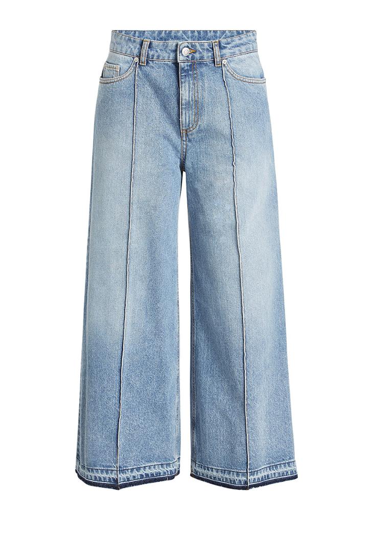 Alexander Mcqueen Alexander Mcqueen Wide-leg Crop Jeans