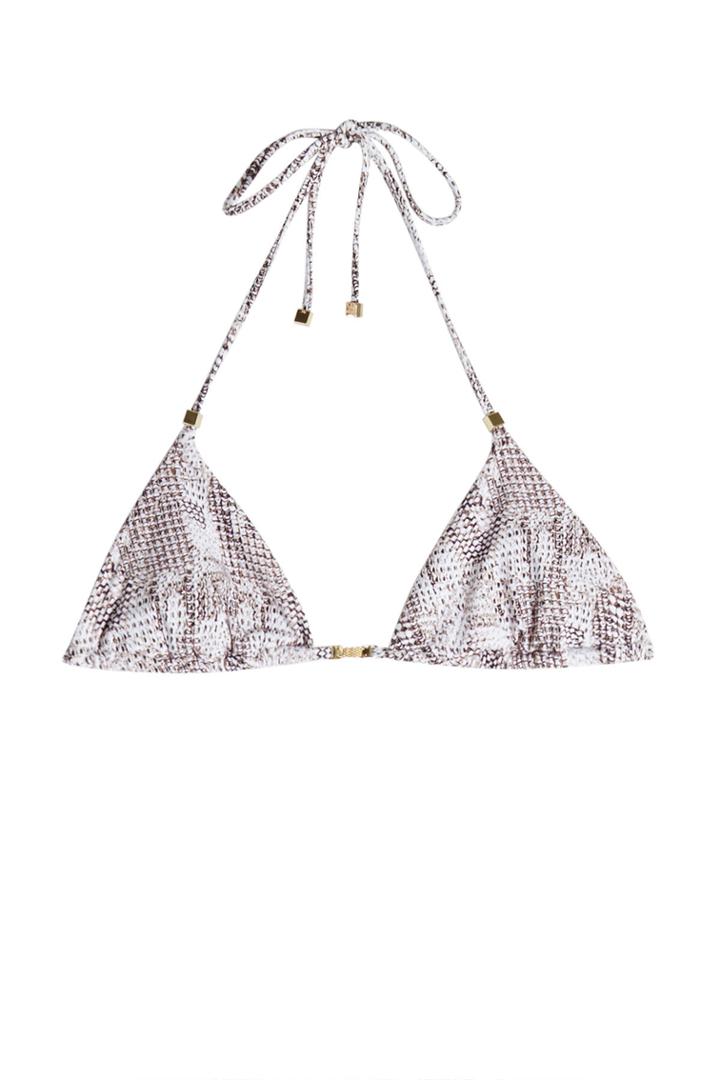 Heidi Klum Heidi Klum Printed Triangle Bikini - Animal Print