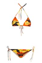 Off-white Off-white Camouflage Print Triangle Bikini