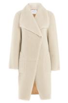 Velvet Velvet Faux Shearling Coat - White