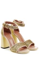Marni Marni Glitter High Heel Sandals - Gold