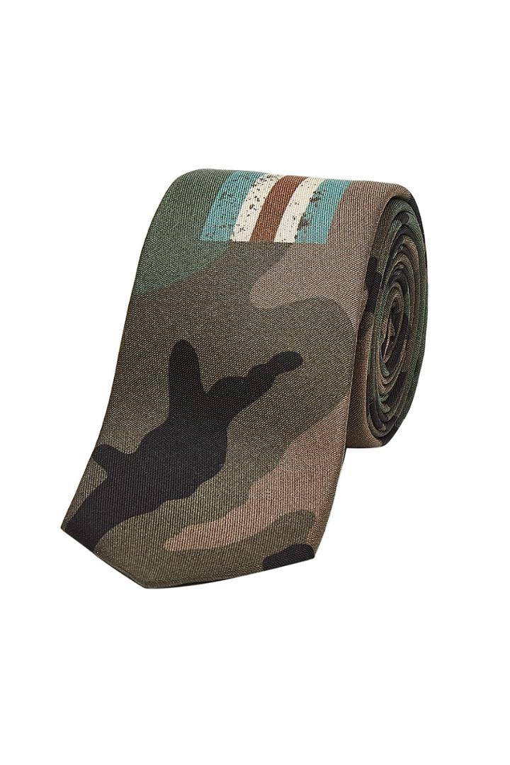 Valentino Valentino Printed Silk Tie