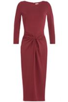 Michael Kors Michael Kors Stretch Dress With Knotted Waist - Red