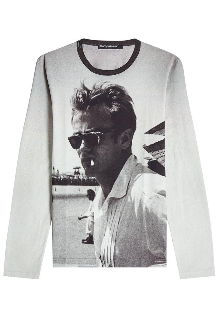 Dolce & Gabbana Dolce & Gabbana Printed Cotton Top